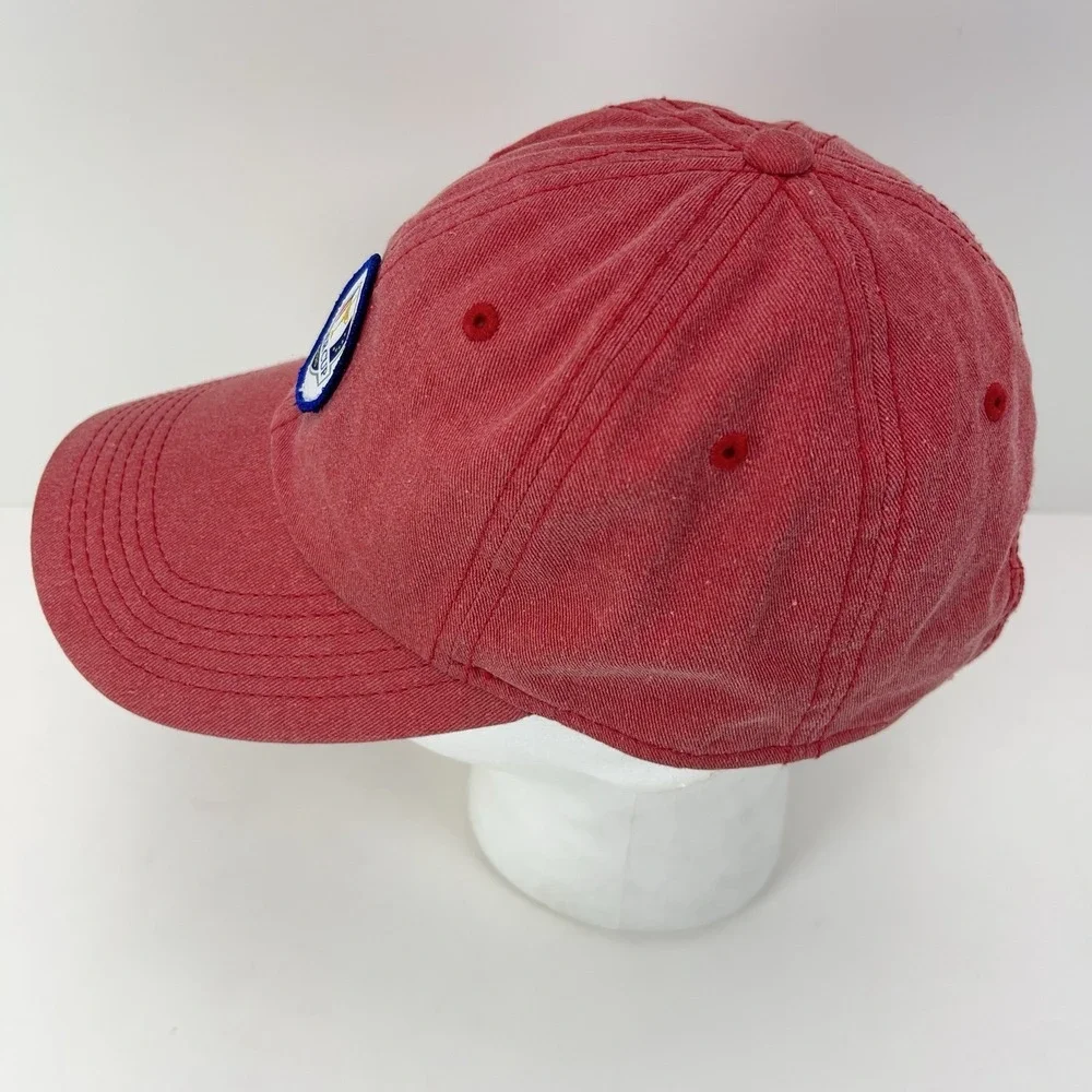 RYDER CUP 2015 Ball Cap Imperial Red Strap Back Small Fit Cotton PGA Golf‎ Hat